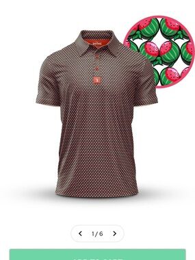 Bonobos Men's Printed Polo Shirt - Red Multi